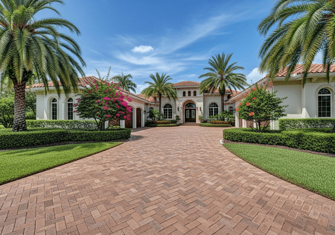 Driveway Cleaning — after example