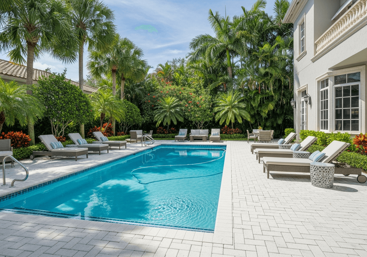 Pool Deck Cleaning — after example