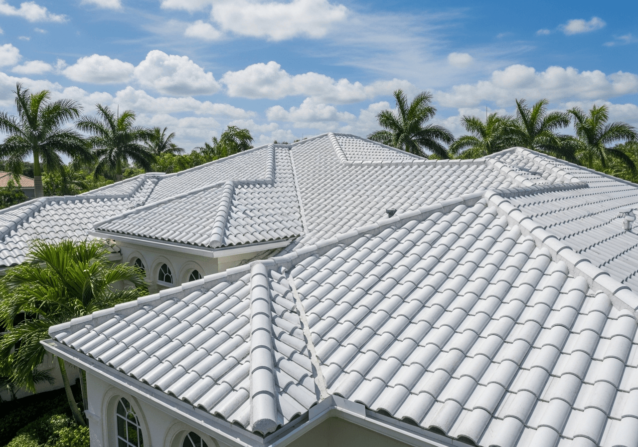 Roof Soft Washing — after example